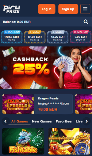 Richprize Casino Mobile