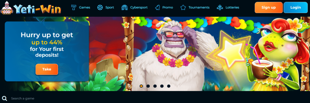 Yeti Win Casino Introduction