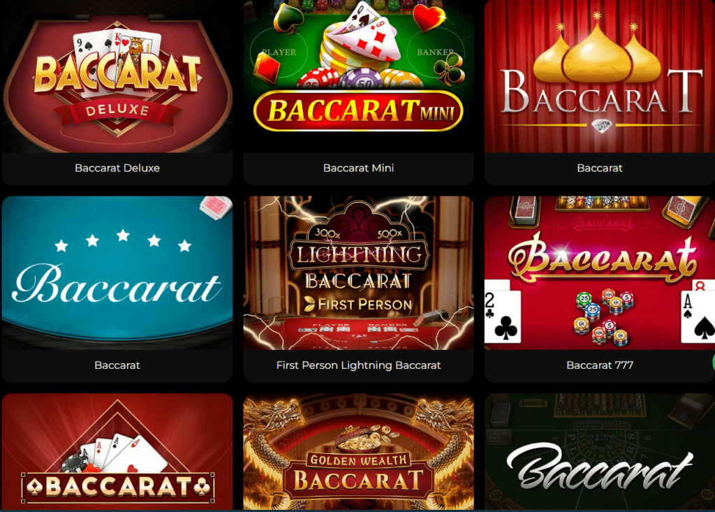 Slots Charm Casino Table Games