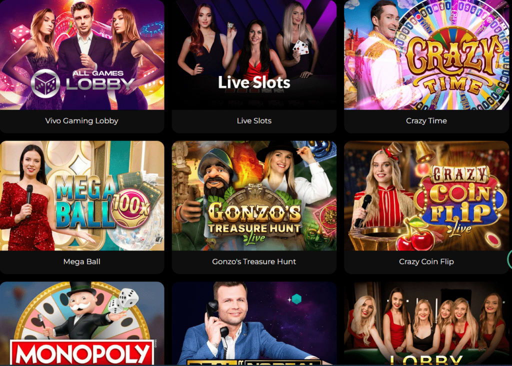 Slots Charm Live Casino Games