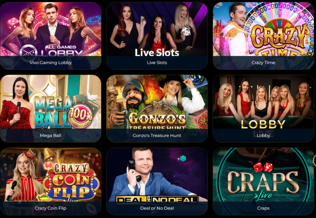 Kaboom Slots Live Casino Games