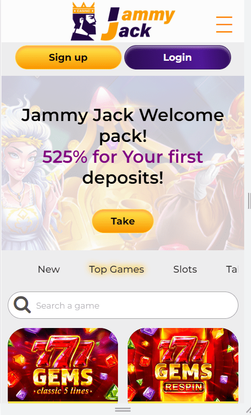 Jammy Jack Mobile Casino