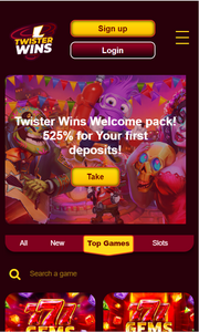 Twister Wins Casino Mobile