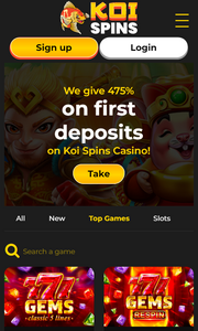 Koi Spins Casino Mobile