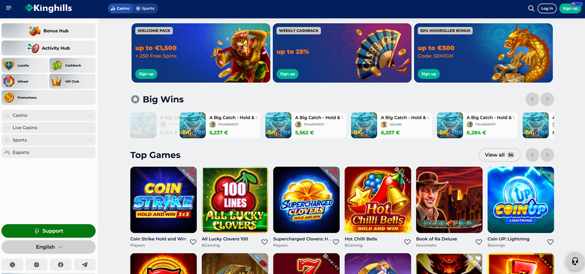 kinghills casino