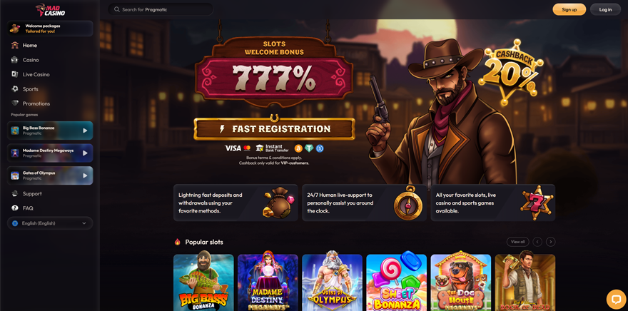 Mad Casino Review – Play Beyond Limits at This Non GamStop Casino