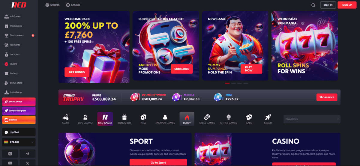 1Red Casino