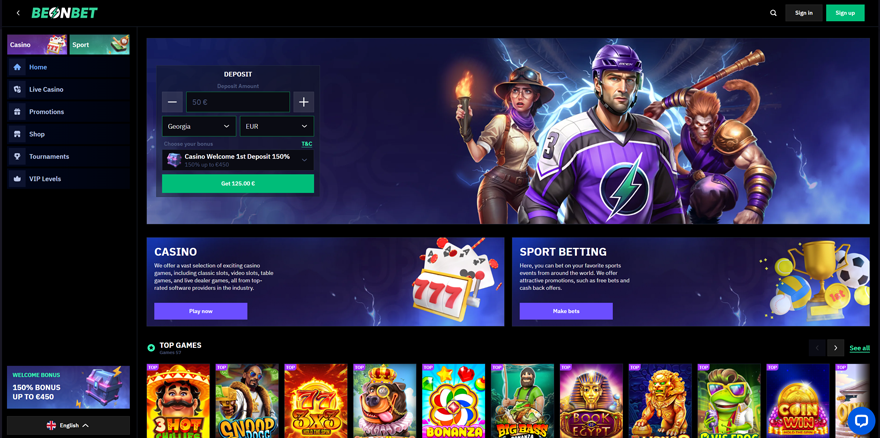 BeOnBet Casino Review – Real Money Gaming Excellence